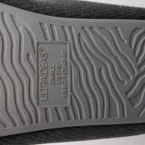 UltraIdeas Men's Lightweight Memory Foam Cotton Slippers Gray sz 7-8(S) - Picture 10 of 10